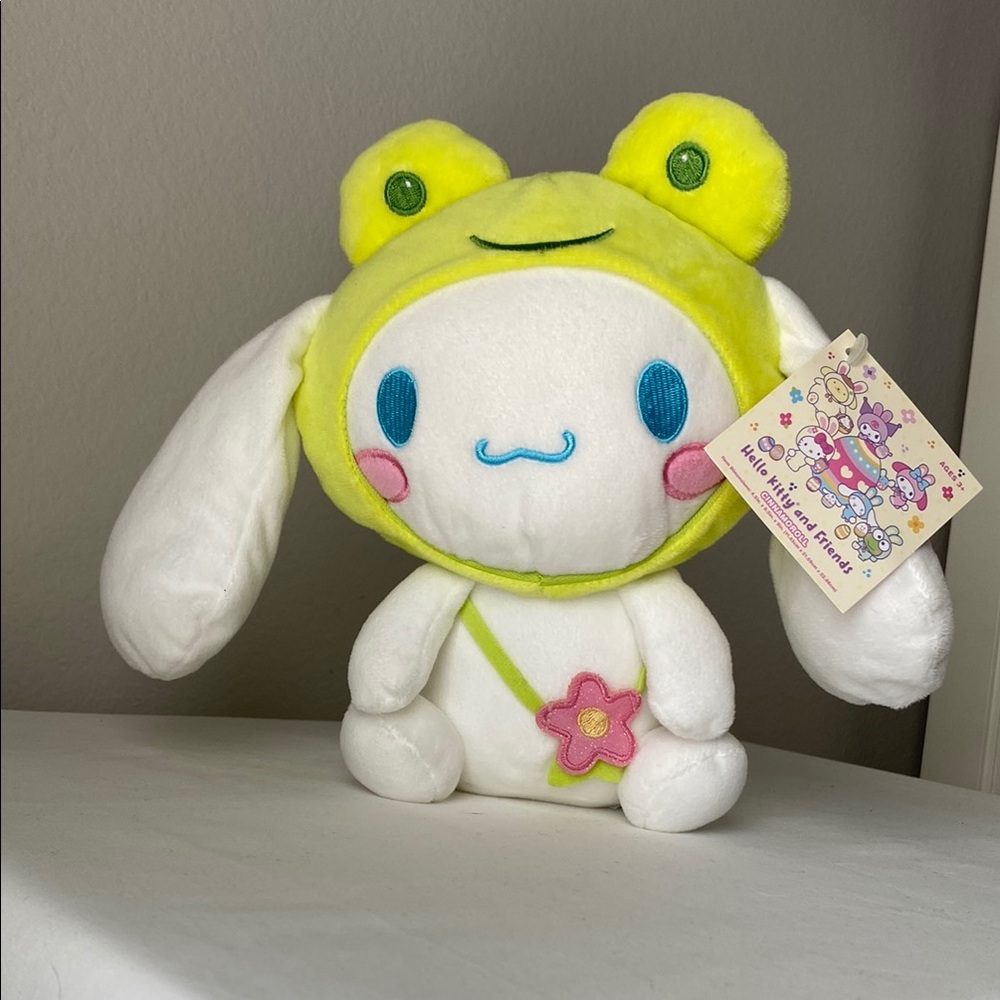 Cinnamoroll Frog Spring Plush NWT